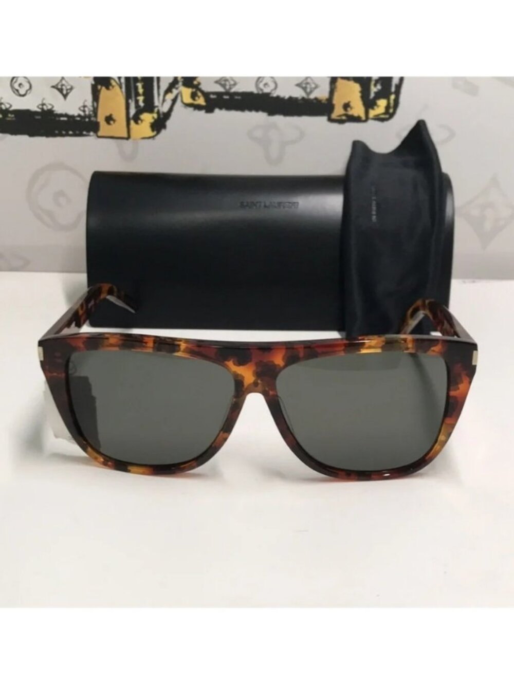 Tortoise Shell Sunglasses SL1 015 - Picture 9 of 14